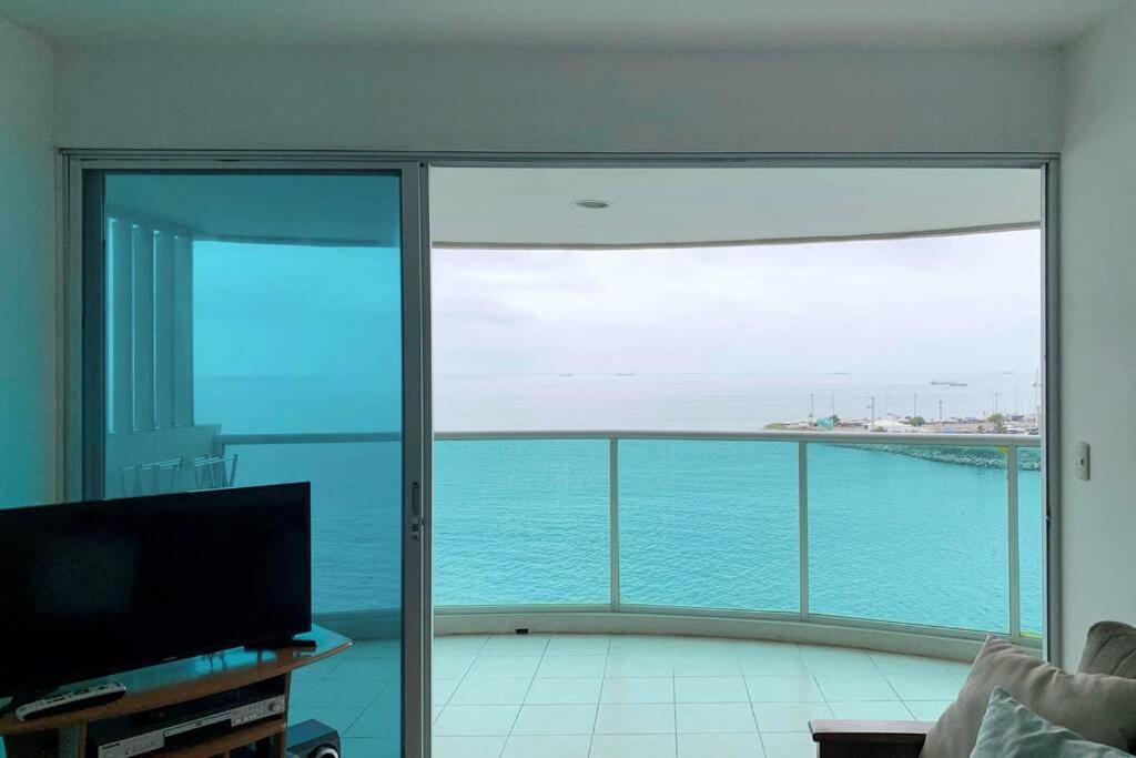 Appartement Dpto. Privado Frente Al Mar Con Vista Espectacular à Salinas  Extérieur photo