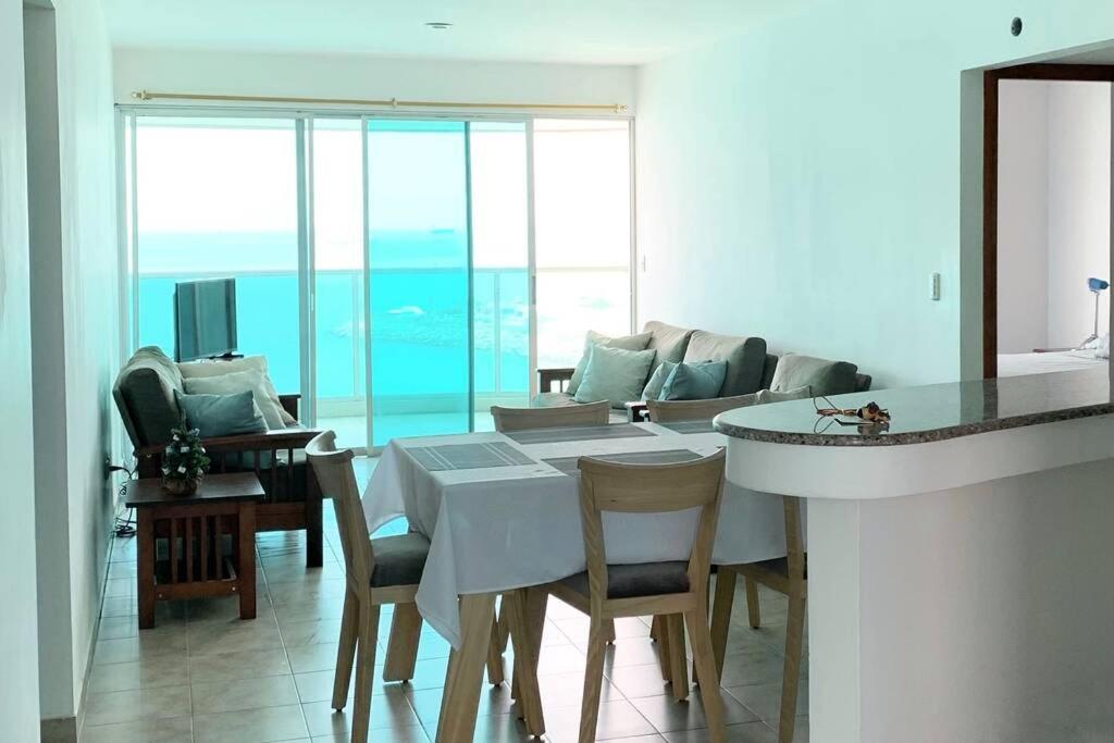 Appartement Dpto. Privado Frente Al Mar Con Vista Espectacular à Salinas  Extérieur photo